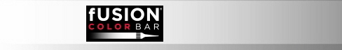 Our exclusive fUSION Color Bar product line...